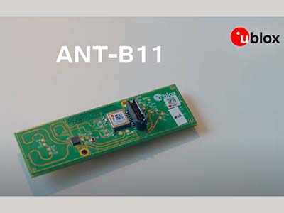 u-blox ANT-B11 -專為藍牙AoA 測向系統設計的小巧天線板，適用於智慧製造、智慧醫療、資產追蹤、物流管理
